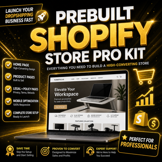 Prebuilt Professional Shopify Store Kit