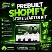 Prebuilt Starter Shopify Store KIt