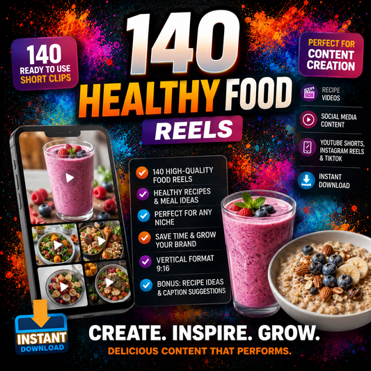 140 Healthy Food Reels
